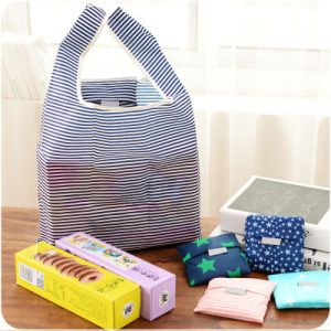 Custom polyester foldable bags shopping bag